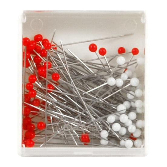 Clover Boxed Straight Silk Pins- 100 Count- #2501