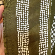 Gaia Ivy Green- White on Green- Kelsey Viscose - Atelier Brunette France- 54