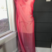 1215 Hot Pink Iridescent Pure Silk Chiffon 54