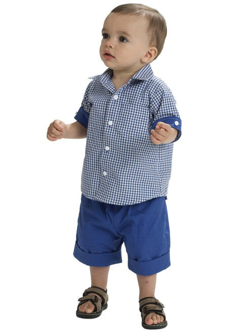 McCall's Sewing Pattern Infants' Button-Down Shirts, Shorts and Pants- M6016- S-M-L-XL
