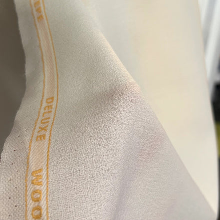 Superfine Wool Crepe "Winter White (1812)