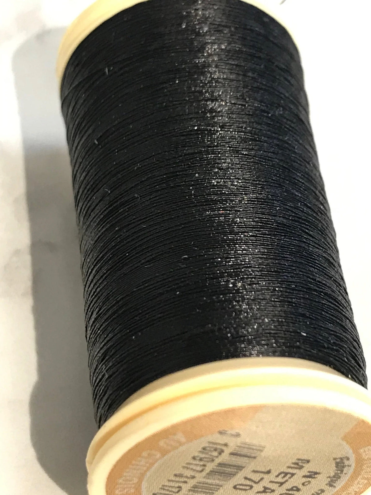 Sajou No. 170- BLACK Metallic Thread- Fil a gant au Chinois