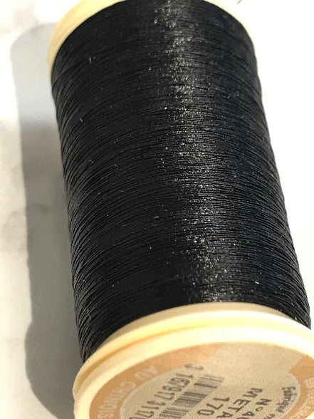 Sajou No. 170- BLACK Metallic Thread- Fil a gant au Chinois