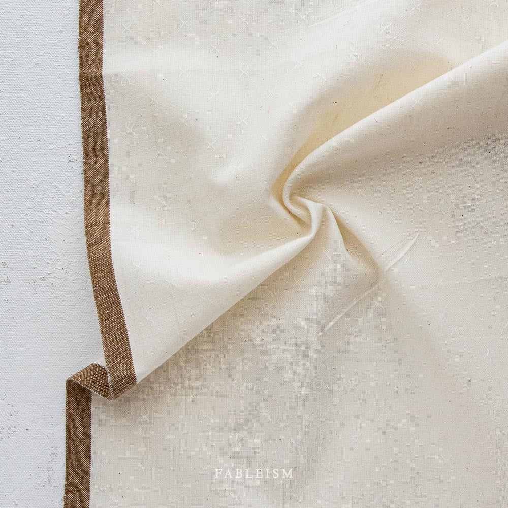 Sprout Woven X Fabric- Woven Cotton- Fableism- “Creme”- 44