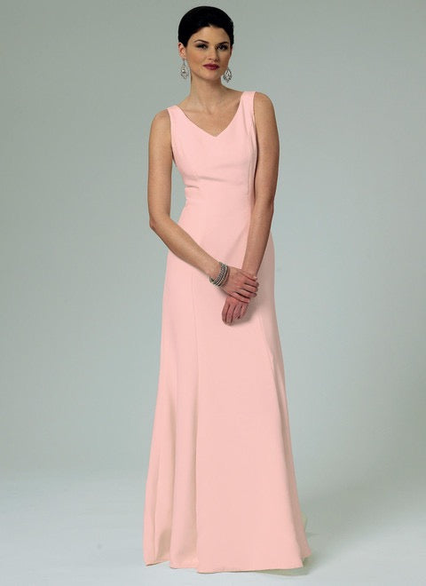 Butterick B5779 Sewing Pattern Misses’ Wedding/ Bridal Lace-Back Dresses with Train- Sizes 4-12