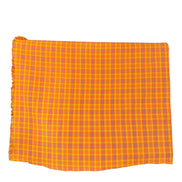 Kitchen Window Wovens- “Spice”- Orange, Yellow, Purple Plaid Gingham- 44” Wide- 100% Cotton