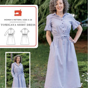 Tomigaya Shirt Dress Paper Pattern- Liesl + Co.