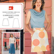 Garibaldi A-Line Skirt Paper Pattern- Liesl Co.