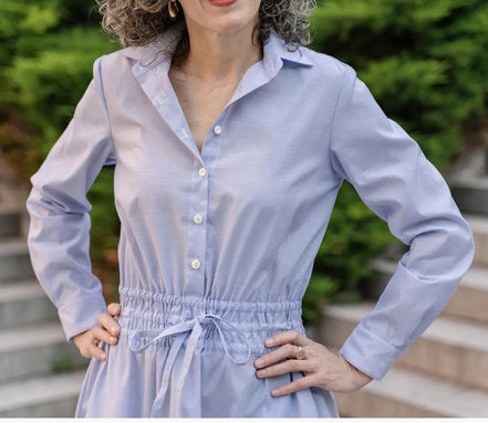 Tomigaya Shirt Dress Paper Pattern- Liesl + Co.