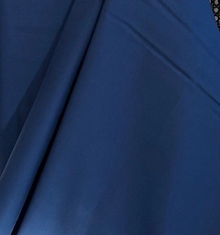 Dark Blue Solid Cotton Fabric- "Heart of the Ocean”- Art Gallery Fabric- AGF- 44"- PE-498