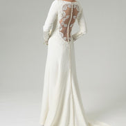 Butterick B5779 Sewing Pattern Misses’ Wedding/ Bridal Lace-Back Dresses with Train- Sizes 4-12