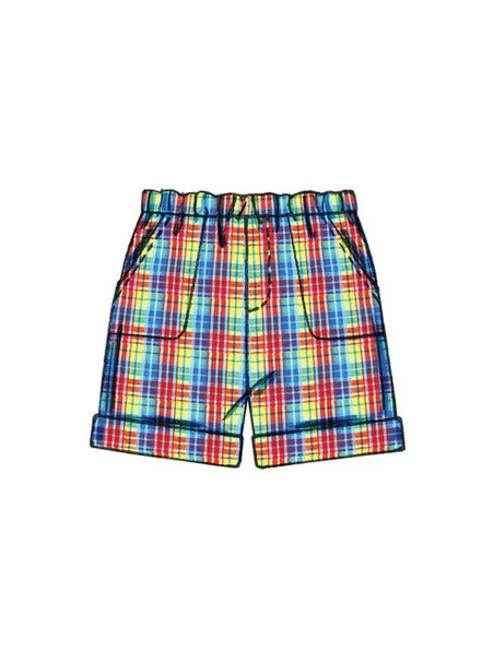McCall's Sewing Pattern Infants' Button-Down Shirts, Shorts and Pants- M6016- S-M-L-XL