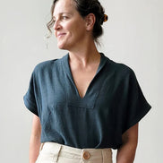 Revel Topper Blouse- Sew House Seven- Paper Pattern- Sizes 00-34