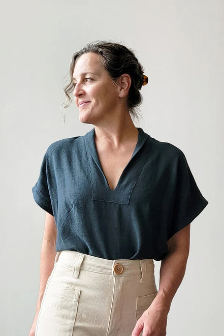 Revel Topper Blouse- Sew House Seven- Paper Pattern- Sizes 00-34