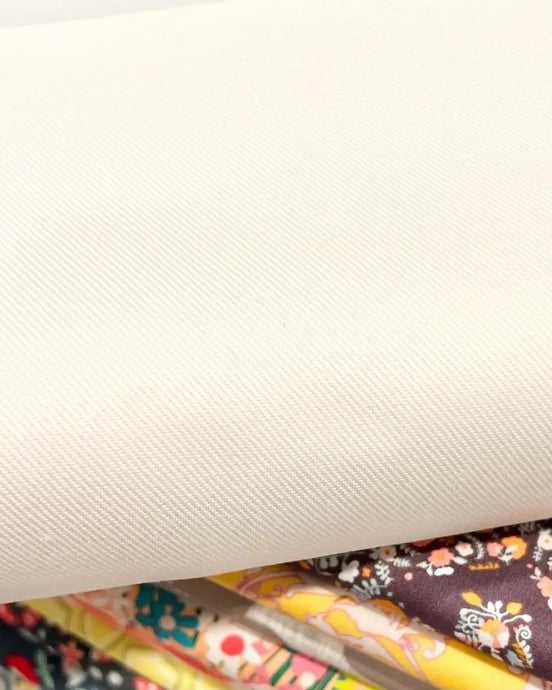 Ventana "Off White" Cotton Twill- 44” Wide