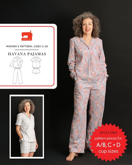 Havana Pajamas Paper Pattern- Liesl + Co.