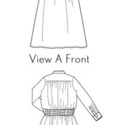 Tomigaya Shirt Dress Paper Pattern- Liesl + Co.