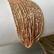 Satin Matte Gold 2 Cut Beads- 10* (2194)