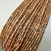 Satin Matte Gold 2 Cut Beads- 10* (2194)