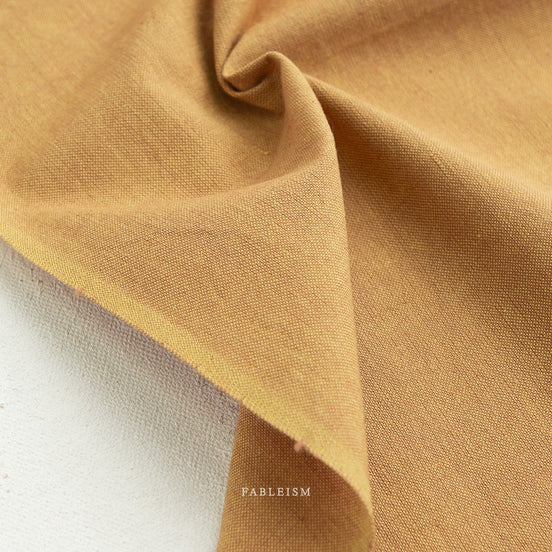 Watercolor Wovens- OCHRE- Fableism- Cotton Woven- 44” Wide
