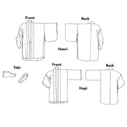 Japanese Hapi & Haori- Folkwear Patterns- 129- Printed Paper Pattern- Misses 6-20 (Hapi & Haori); Men's 34-44 (Hapi)