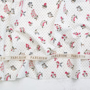 Dottie Floral in Cream- Indian Block Prints: Cottage- Fableism- 44