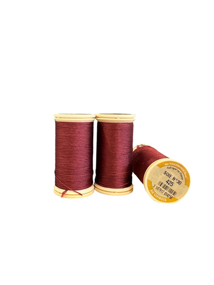 Sajou No. 425- Wine Color “Poppy” PERLE SILK THREAD- Fil au Chinois