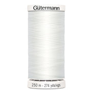 Gutermann Sew-All Thread 250m/274y Nu White #20