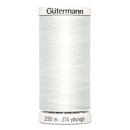 Gutermann Sew-All Thread 250m/274y Nu White #20