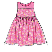 McCall's Sewing Pattern Infants' Lined Dirndl Dresses, Panties and Headband- M6015- S-M-L-XL