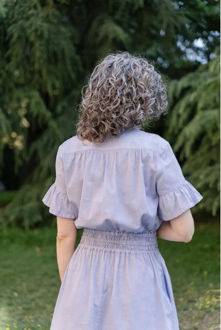Tomigaya Shirt Dress Paper Pattern- Liesl + Co.
