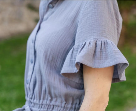 Tomigaya Shirt Dress Paper Pattern- Liesl + Co.