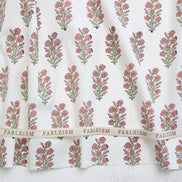 Wild Floral in Blushing- Indian Block Prints: Cottage- Fableism- 44