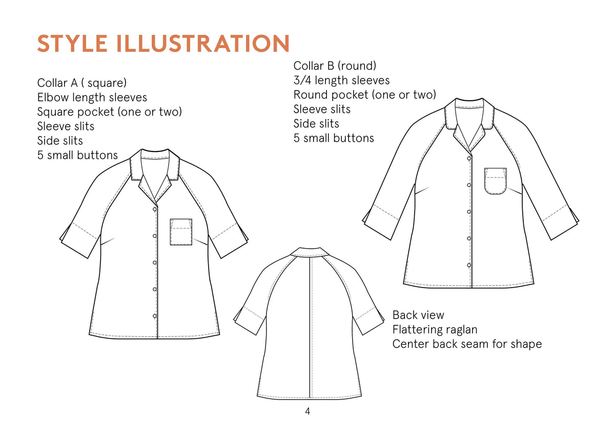 Tropicana Shirt- Wardrobe By Me- Paper Pattern- Sizes 0-24