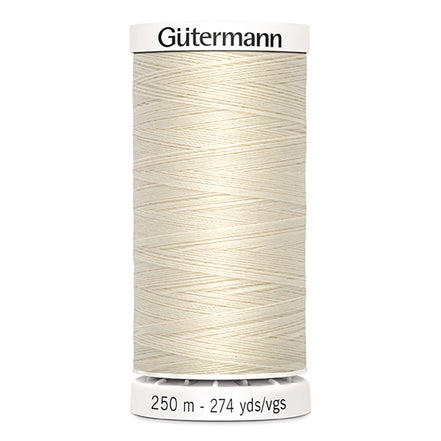 Gutermann Sew-All Thread 250m/274y Eggshell #22