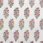 Wild Floral in Blushing- Indian Block Prints: Cottage- Fableism- 44