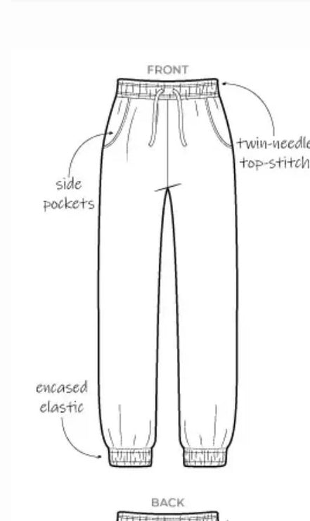 Ernie Knit Pant- Style Arc Paper Pattern- Sizes 4-16, 10-22, 18-30