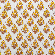 Weekend Floral in Summer- Indian Block Prints: Cottage- Fableism- 44