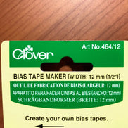 Clover Bias Tape Maker- 1/2
