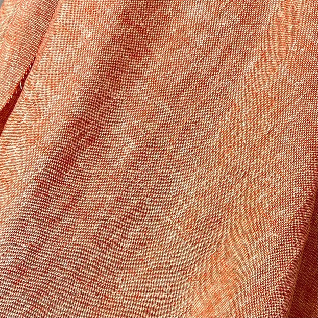Brussels Washer Yarn Dye- Linen Rayon Blend- Redrock- 52" Wide