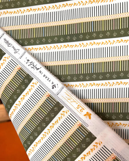 Garden Bound- “A Year In Petals”- AGF’s 2.5 EDITION Binding Collection- Dark Green, Dark Gold