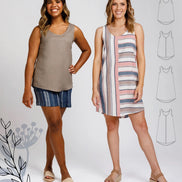 Eucalypt Woven Tank Top & Dress- Megan Nielsen Paper Pattern