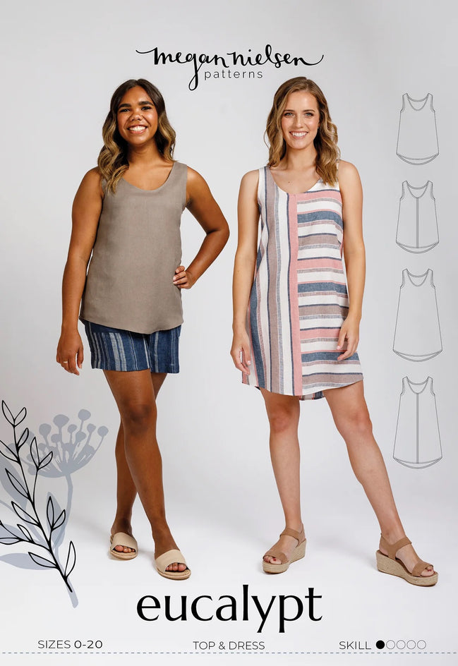 Eucalypt Woven Tank Top & Dress- Megan Nielsen Paper Pattern