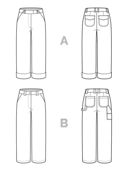 Rika Pants- Closet Core Paper Pattern