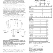 Japanese Hapi & Haori- Folkwear Patterns- 129- Printed Paper Pattern- Misses 6-20 (Hapi & Haori); Men's 34-44 (Hapi)