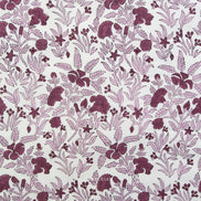 Cozy Floral in Purple- Indian Block Prints: Cottage- Fableism- 44