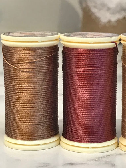 Sajou Selection Box- 8 Spools SILK THREAD- Assortment #2 (Autumnal Colors)