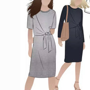 Astoria Knit Dress- Style Arc Paper Pattern