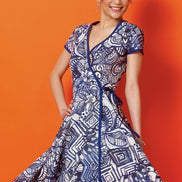 McCall's Sewing Pattern Misses' Wrap Dresses and Belt- M6959- 6-8-10-12-14