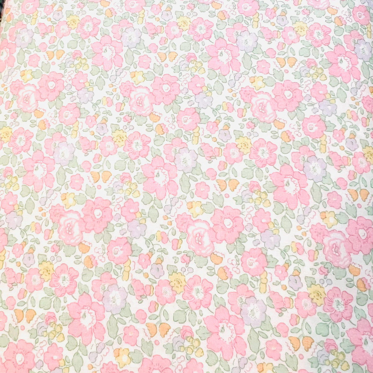 Liberty London- Betsy Ann Tana Lawn Cotton- Pink, Lilac, Green, Orange, Yellow
